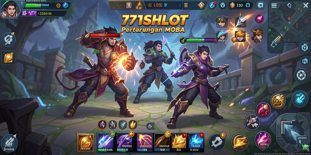Tampilan menarik dari gameplay 171SLOT saat pertarungan seru.