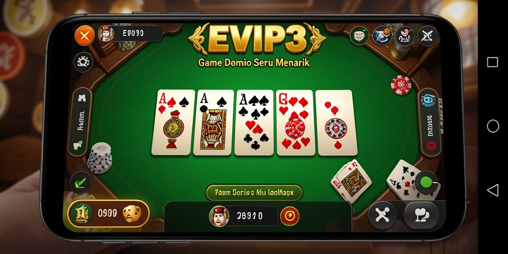 Tampilan gameplay menarik dari EVIP3 yang penuh keseruan.