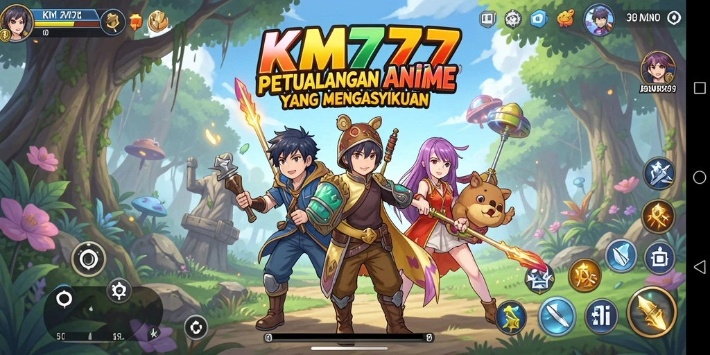 Gameplay seru dan karakter anime yang menawan di KM777.