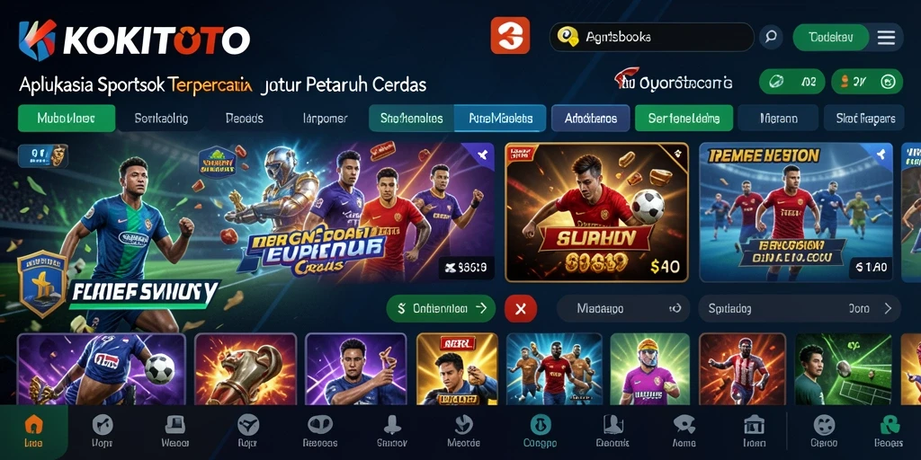 Tampilan gameplay KOKITOTO yang dinamis dan interaktif.