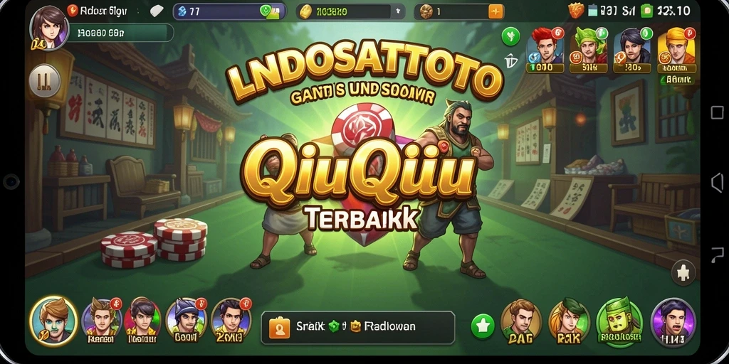 Tampilan gameplay seru QiuQiu di LNDOSATTOTO.