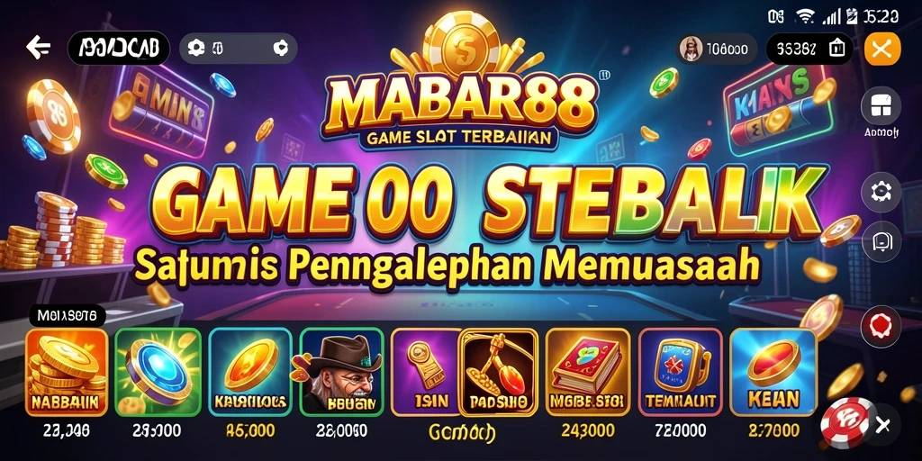 Tampilan gameplay MABAR88 yang menarik dan mengasyikkan.