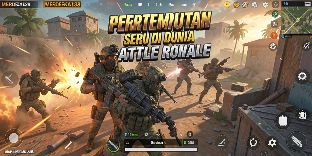 Gameplay seru dalam MERDEKA138 saat pertempuran berlangsung.