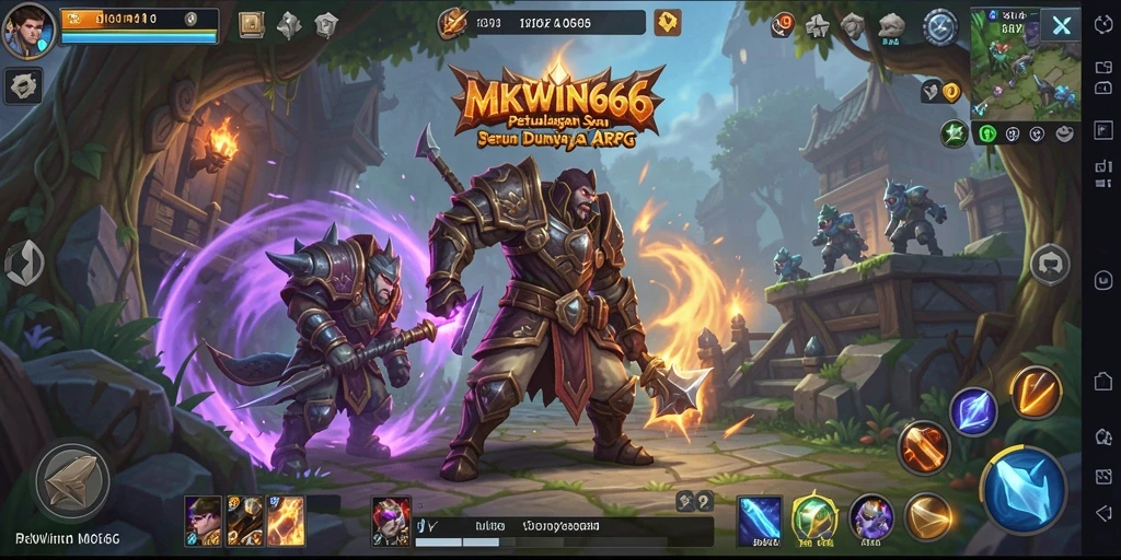 Tampilan gameplay MKWIN666 dengan aksi pertarungan yang mendebarkan.