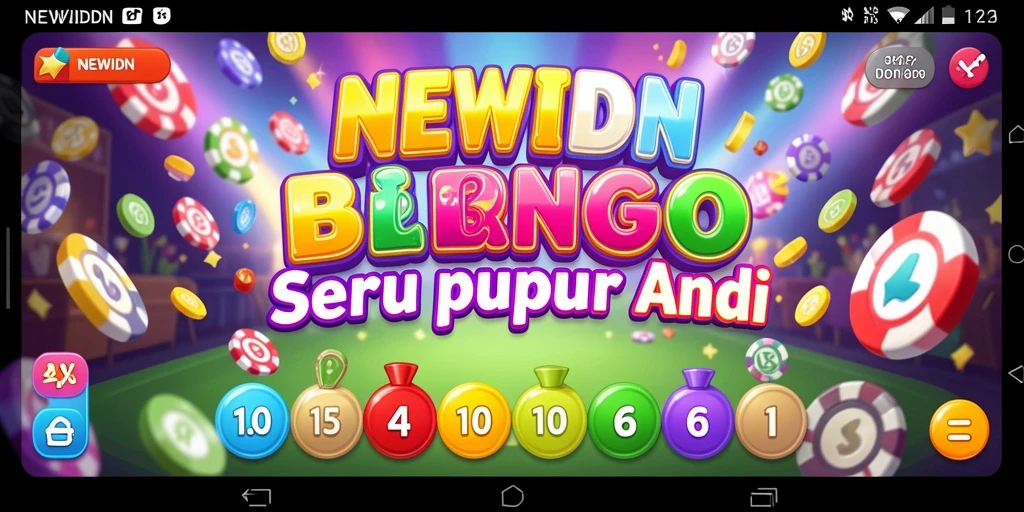 Tangkapan layar gameplay NEWIDN yang menampilkan keseruan bermain Bingo.