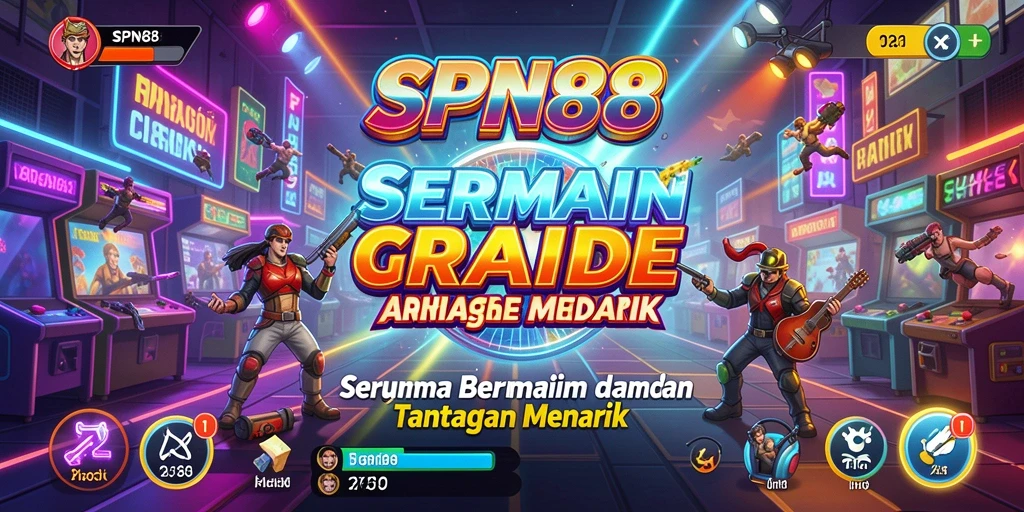 Tangkapan layar gameplay SPN88 menampilkan aksi seru dalam game Arcade.